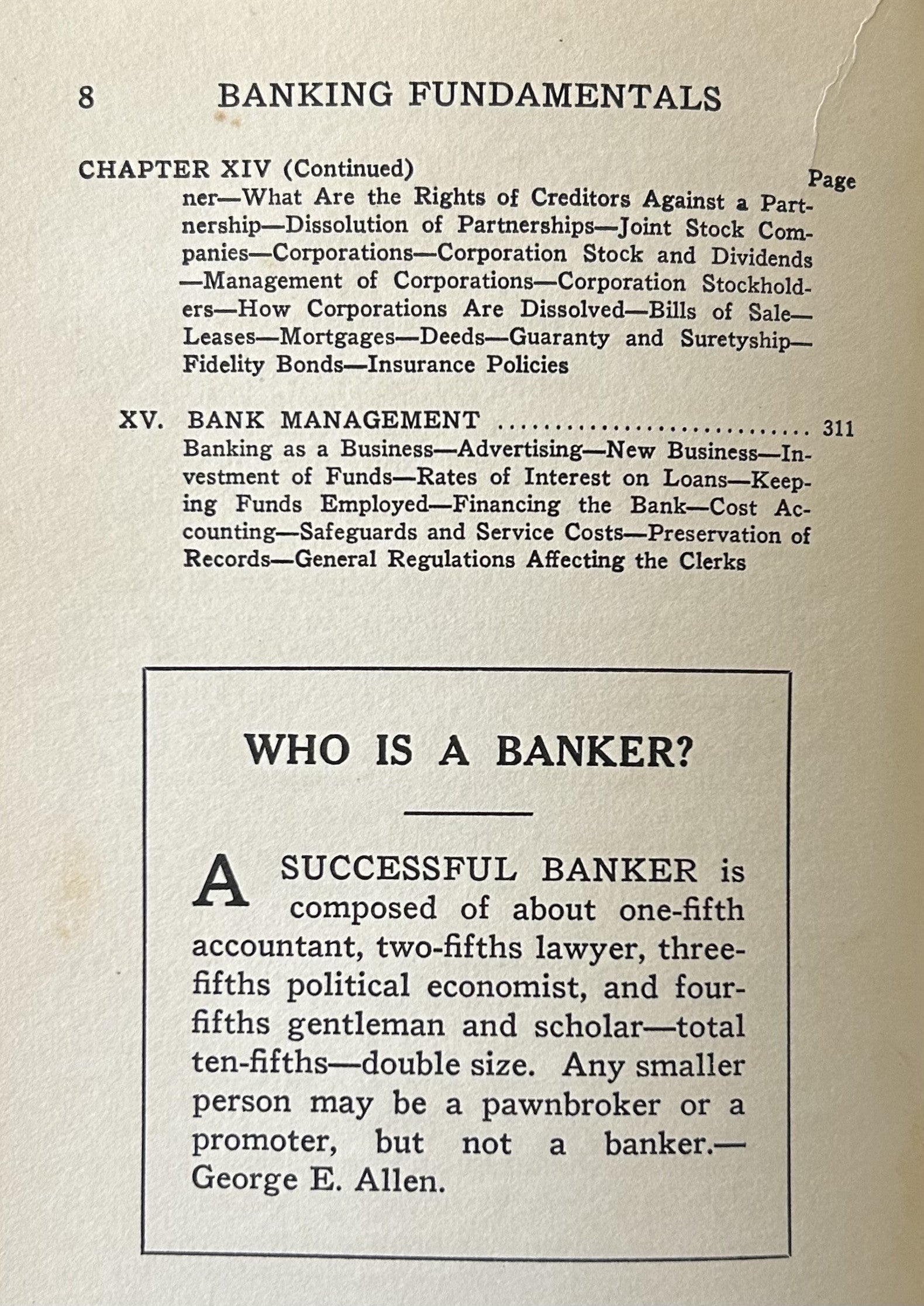 BANKING FUNDEMENTALS