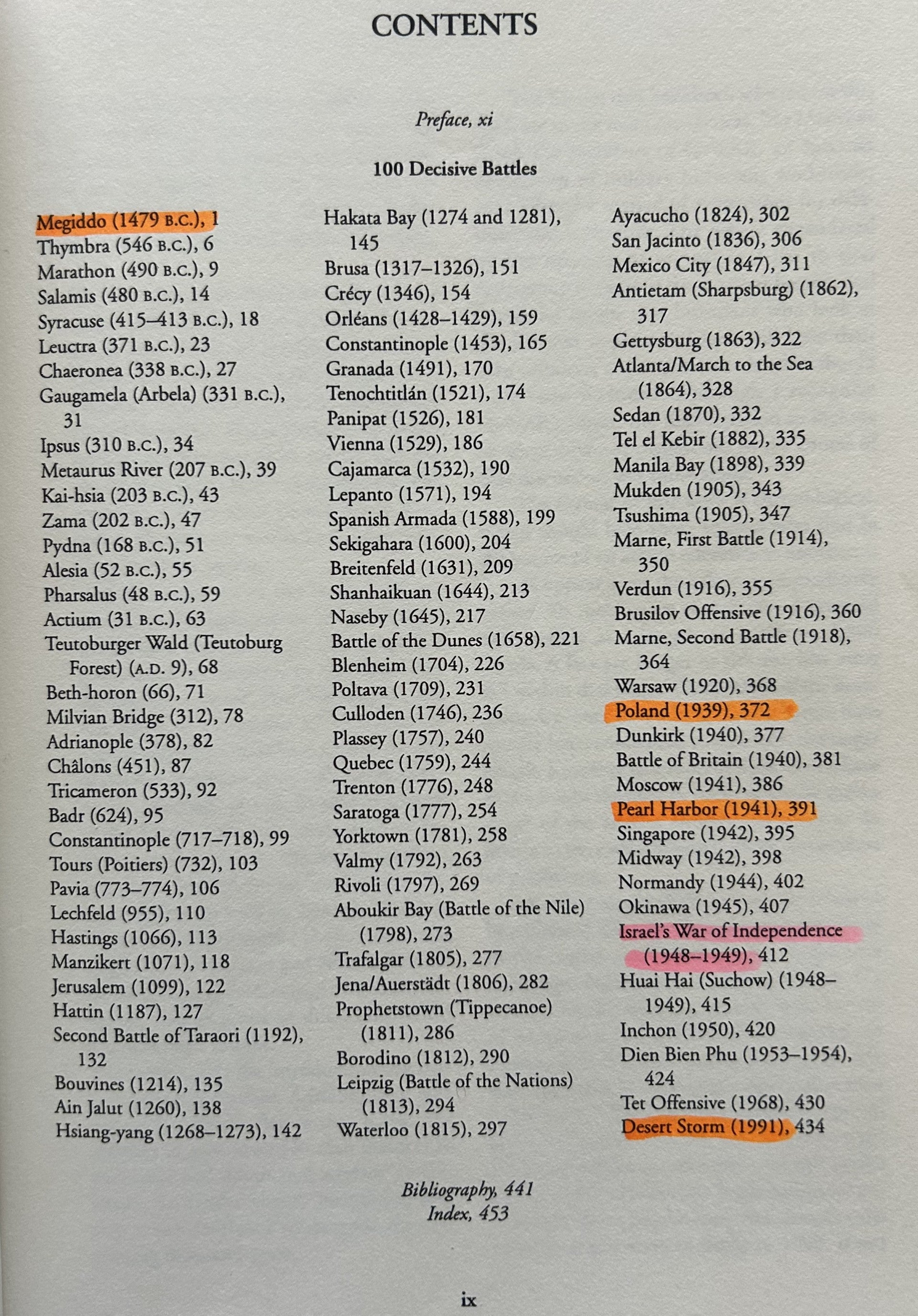 100 DECISIVE BATTLES From Ancient Times to the Present