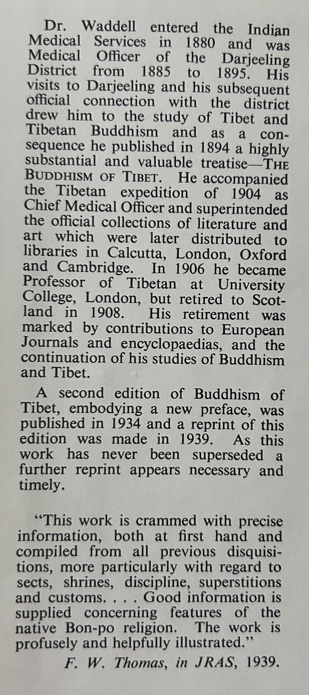 THE BUDDHISM OF TIBET OR LAMAISM