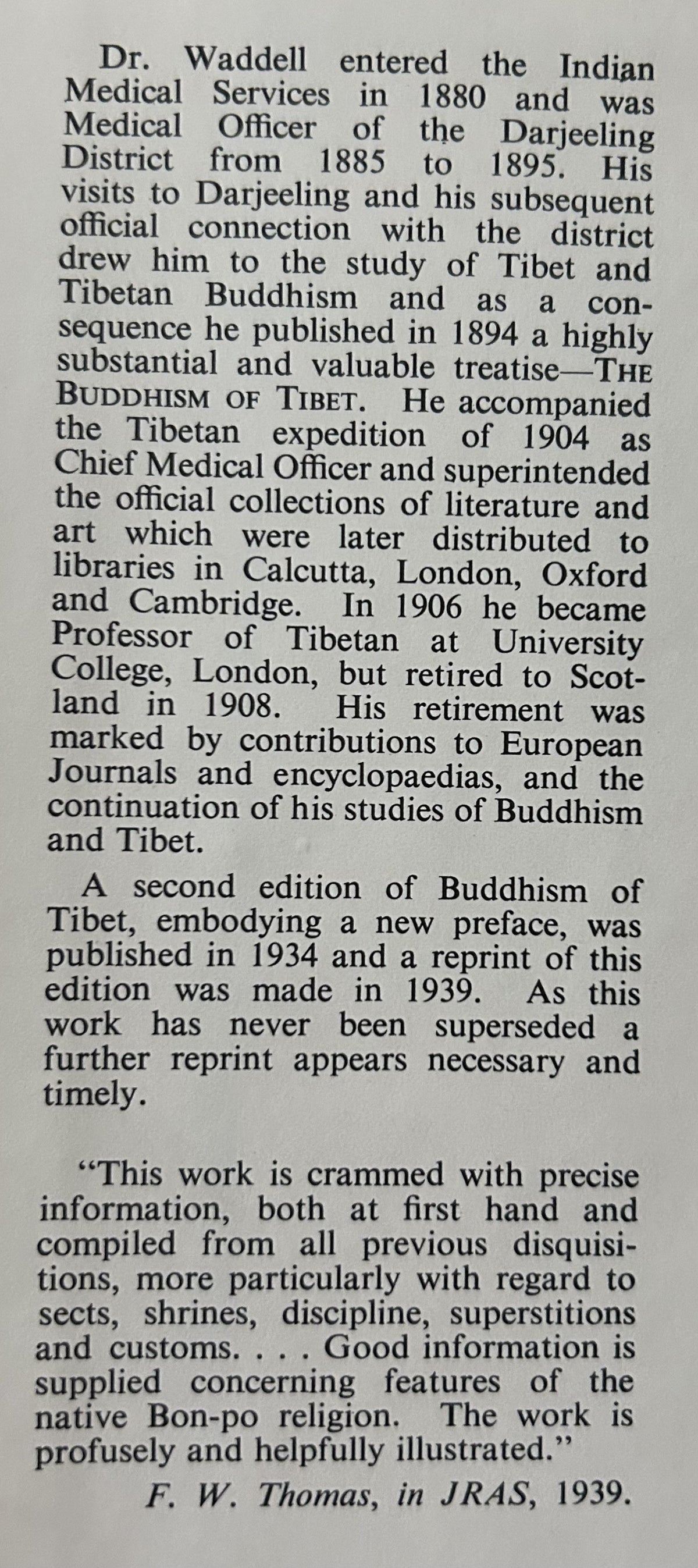 THE BUDDHISM OF TIBET OR LAMAISM
