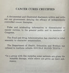 CANCER CURES CRUCIFIED (Closed Shutters) - Signed Copy