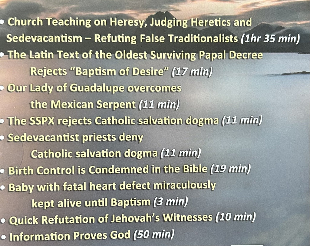 Catholic Issues & Topics  (22 programs on 1 DVD)