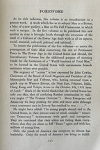 Introductory Volume to THE CAUSE AND THE END OF THE WORLD REVOLUTION: Man in His Full Humaness - A Challenge and a Guide in The Art of Permanent Peace For the Power Age