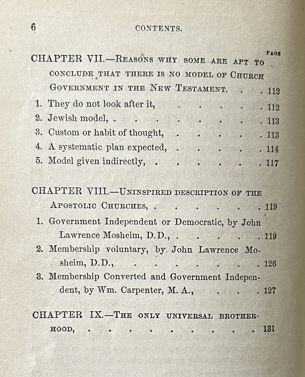 INDEPENDENT OR DEMOCRATIC CHURCH GOVERNMENT (1868)