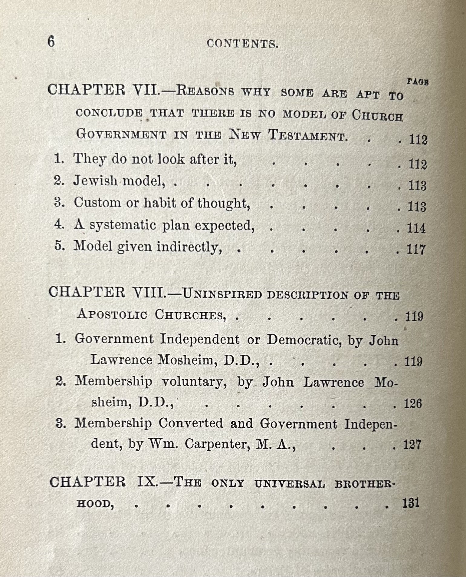 INDEPENDENT OR DEMOCRATIC CHURCH GOVERNMENT (1868)