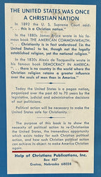 A CHRISTIAN POLITICAL PARTY