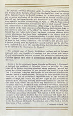 THE POPE, THE COUNCIL, AND THE MASS