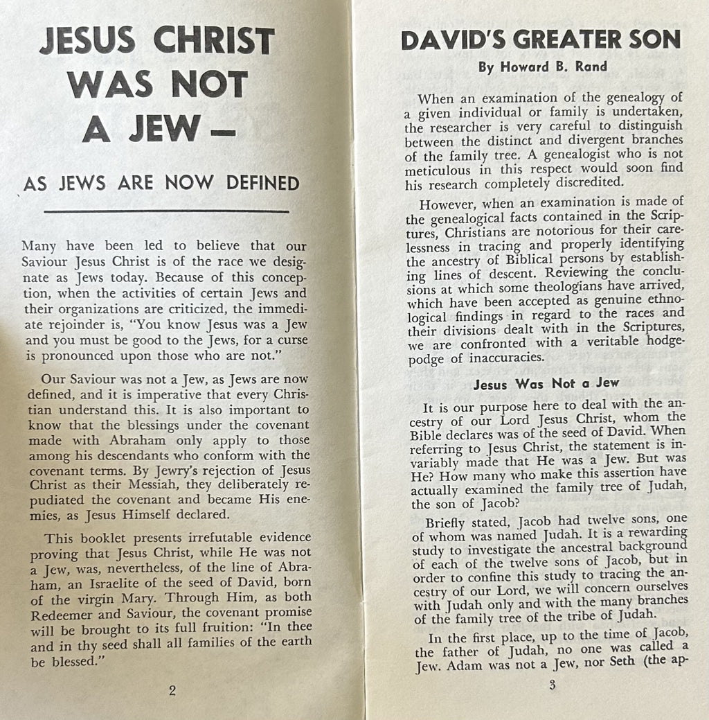 DAVID'S GREATER SON (Jesus)