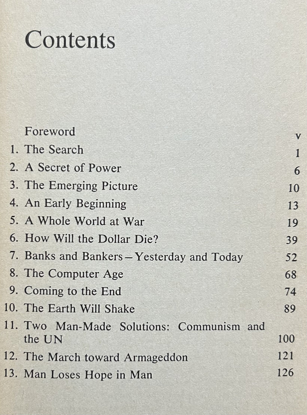 THE DAY THE DOLLAR DIES