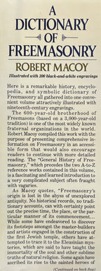 A DICTIONARY OF FREEMASONRY