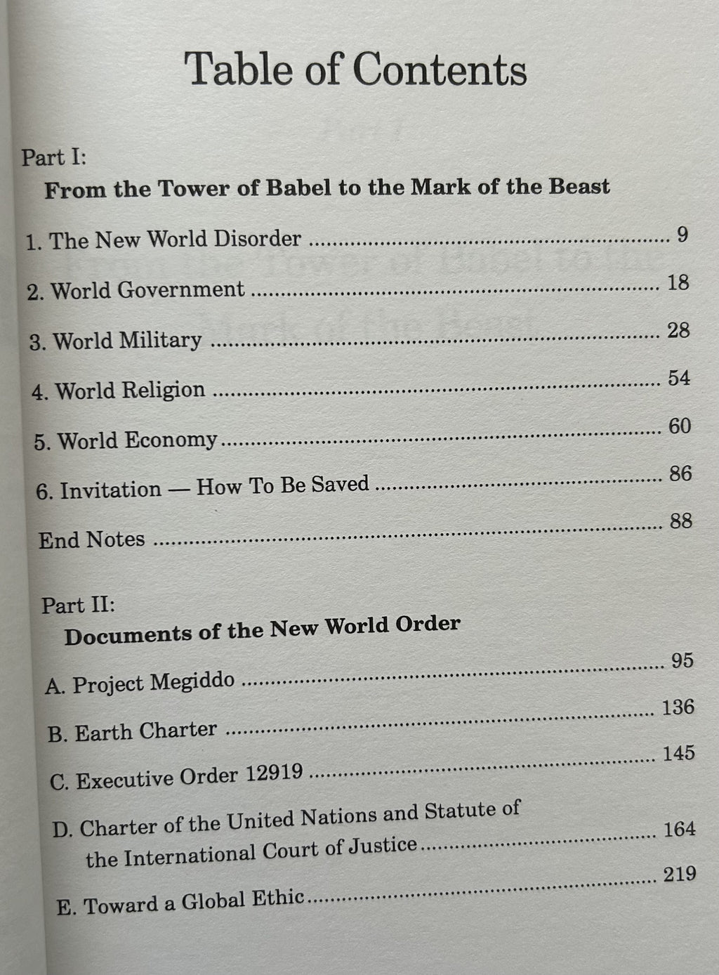 WORLD DOMINION From the Tower of Babel to the Mark of the Beast