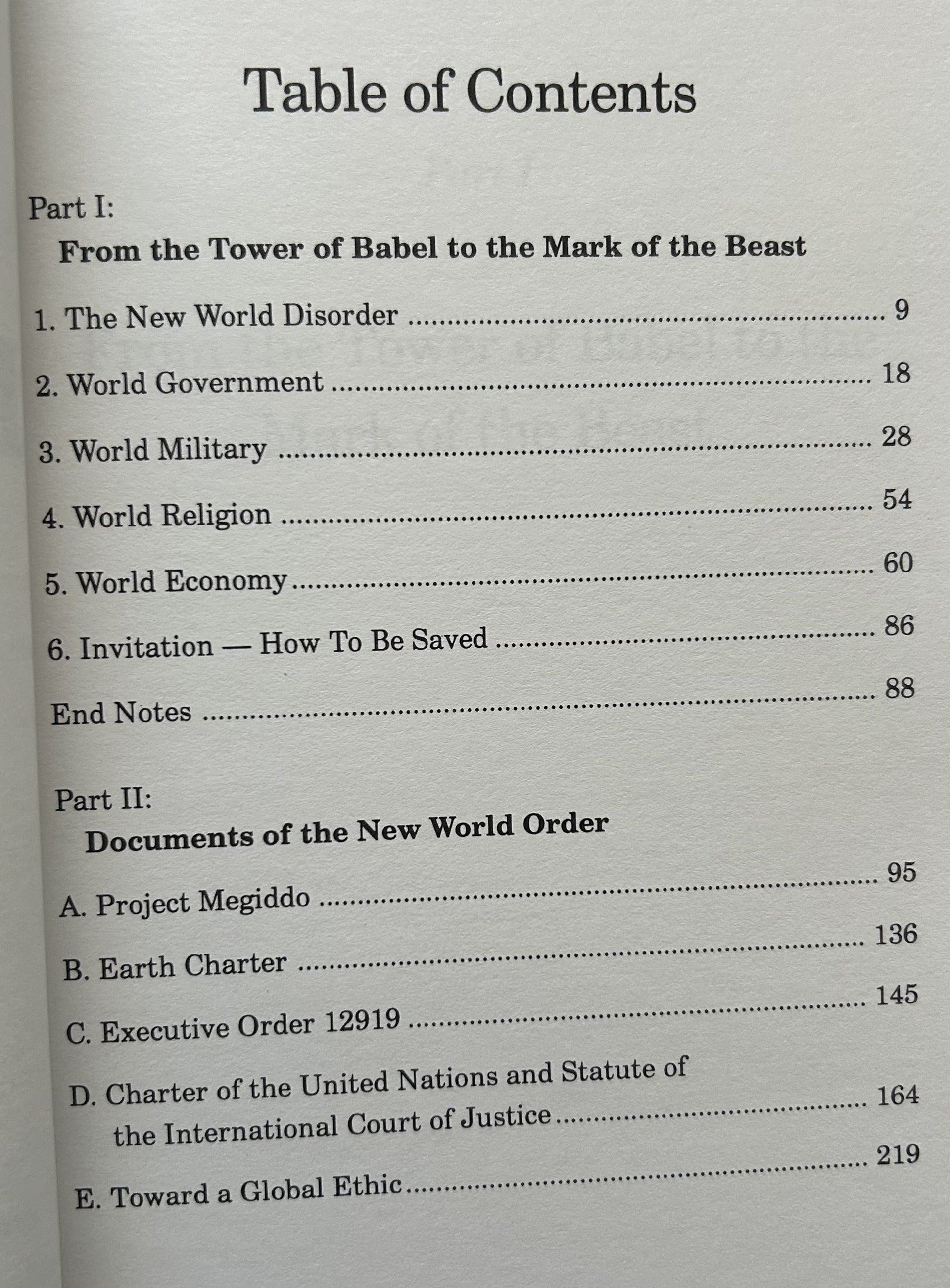 WORLD DOMINION From the Tower of Babel to the Mark of the Beast