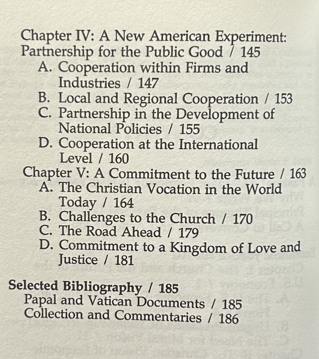 ECONOMIC JUSTICE FOR ALL Pastoral Letter on Catholic Social Teaching and the U.S. Economy