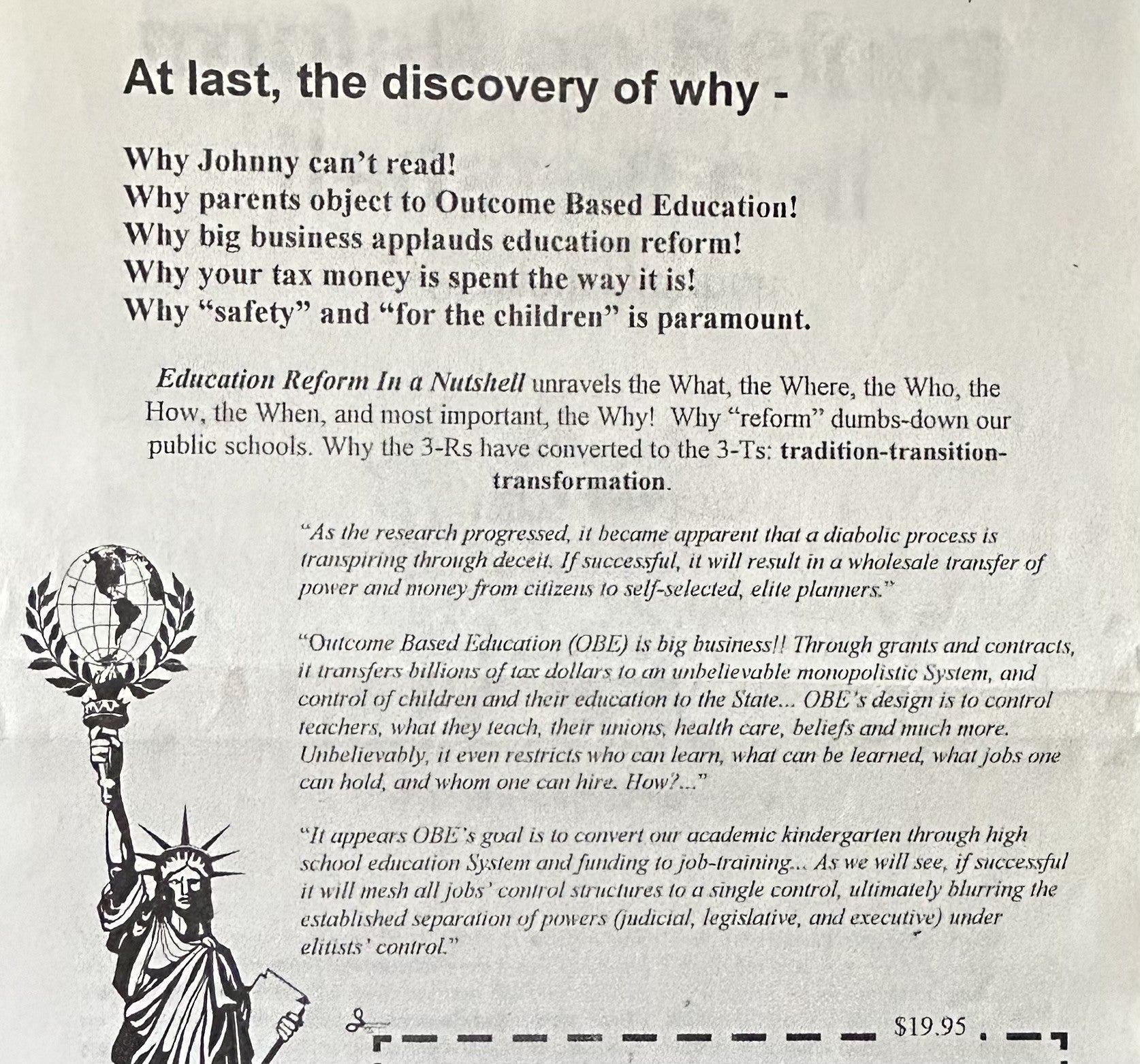 EDUCATION REFORM IN A NUTSHELL - The Silent Weapon