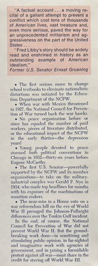 TO END WAR The Story of the National Council for Prevention of War