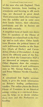 ENGLAND'S MONEY LORDS Tory M.P.