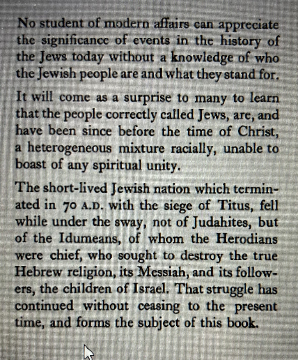 A SHORT STUDY OF ESAU-EDOM IN JEWRY