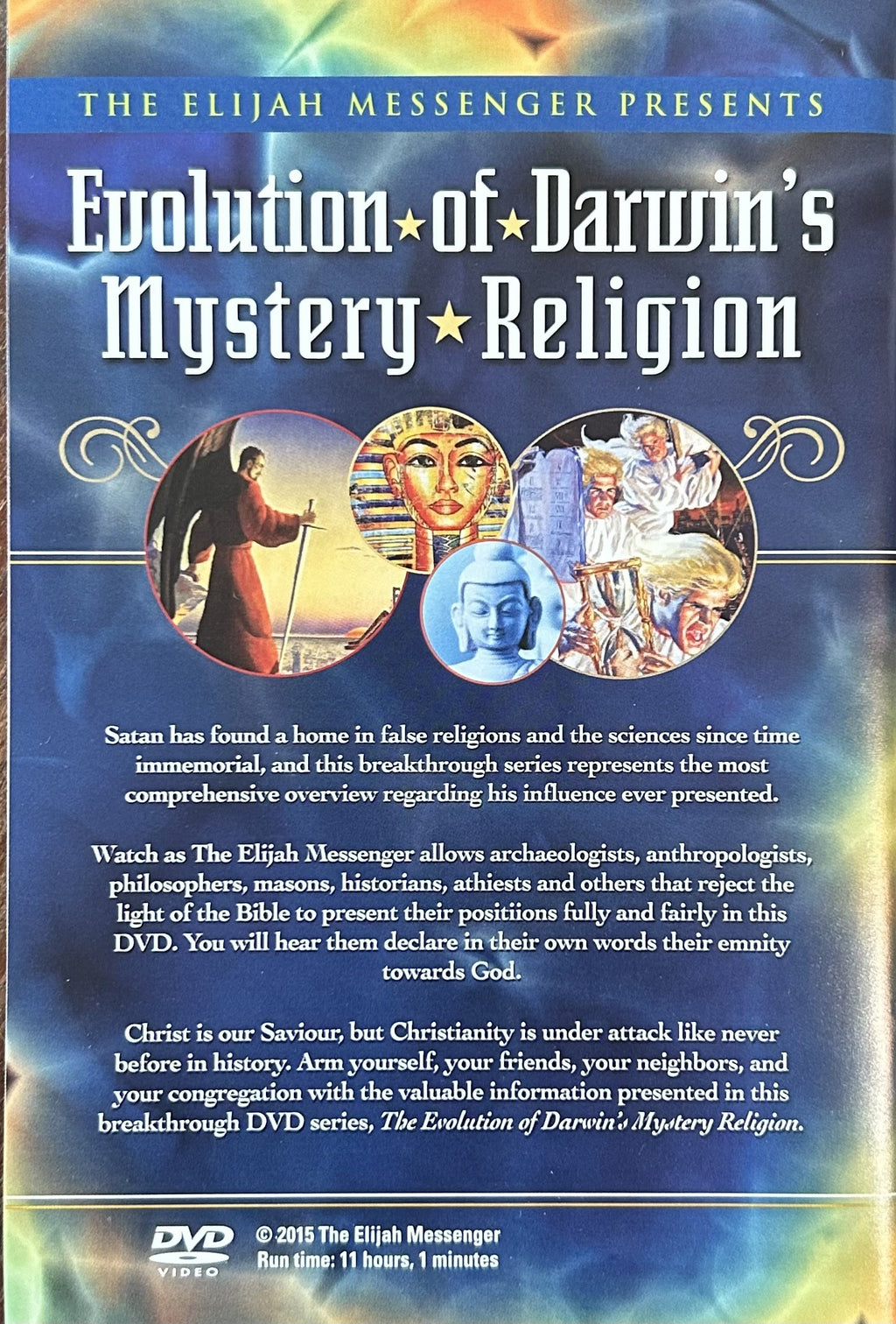 EVOLUTION OF DARWIN'S MYSTERY RELIGION (3 DVD set)
