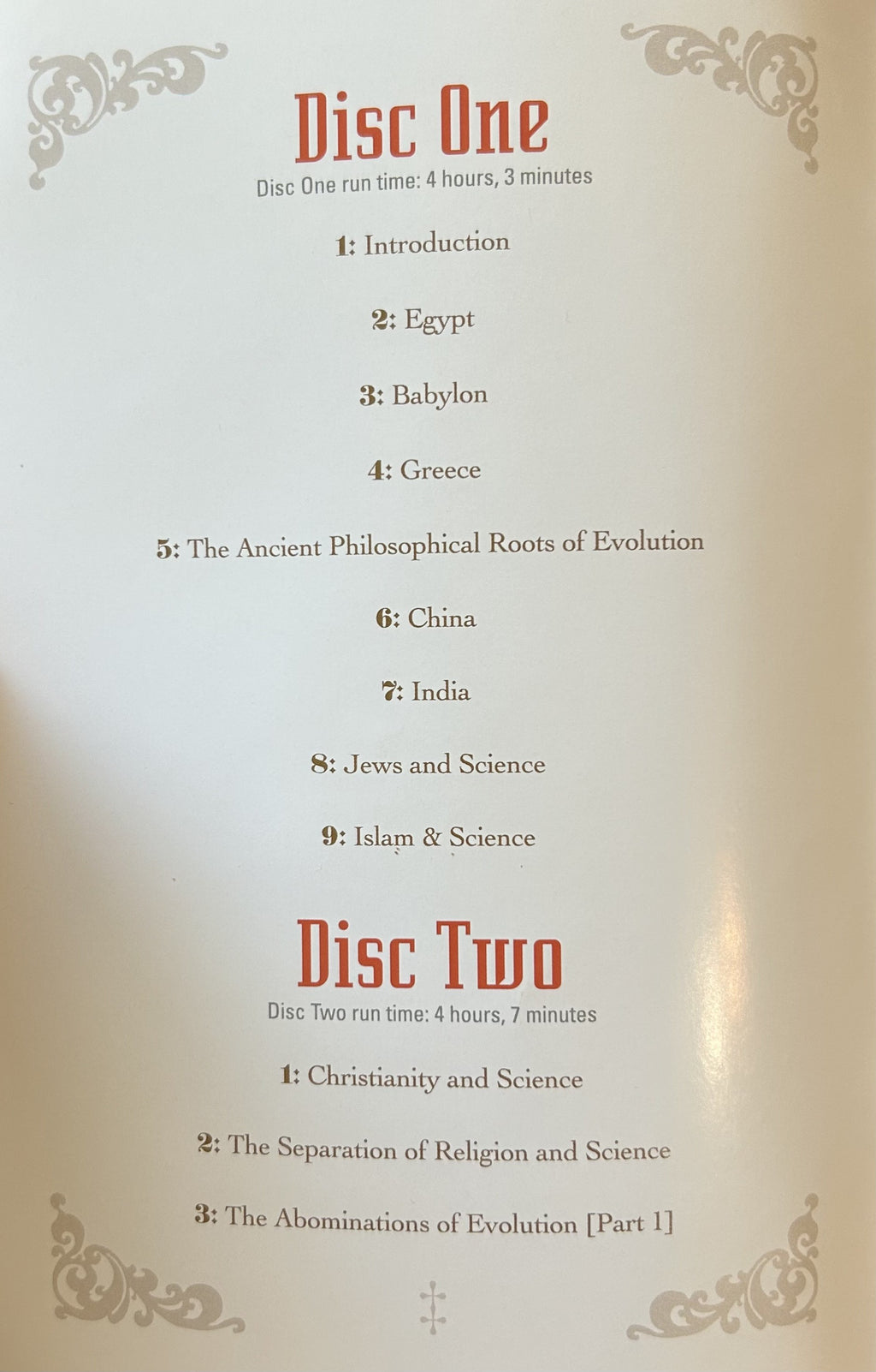 EVOLUTION OF DARWIN'S MYSTERY RELIGION (3 DVD set)