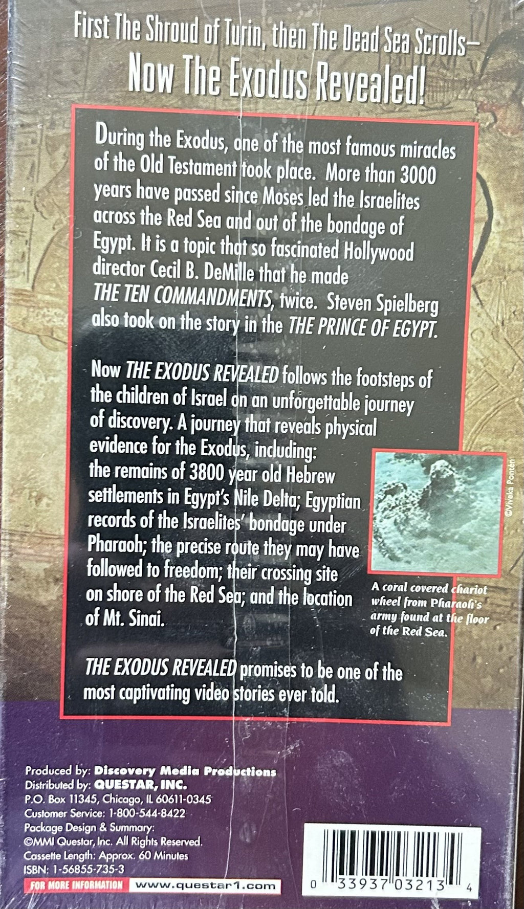 THE EXODUS REVEALED Search for the Red Sea Crossing (VHS format)