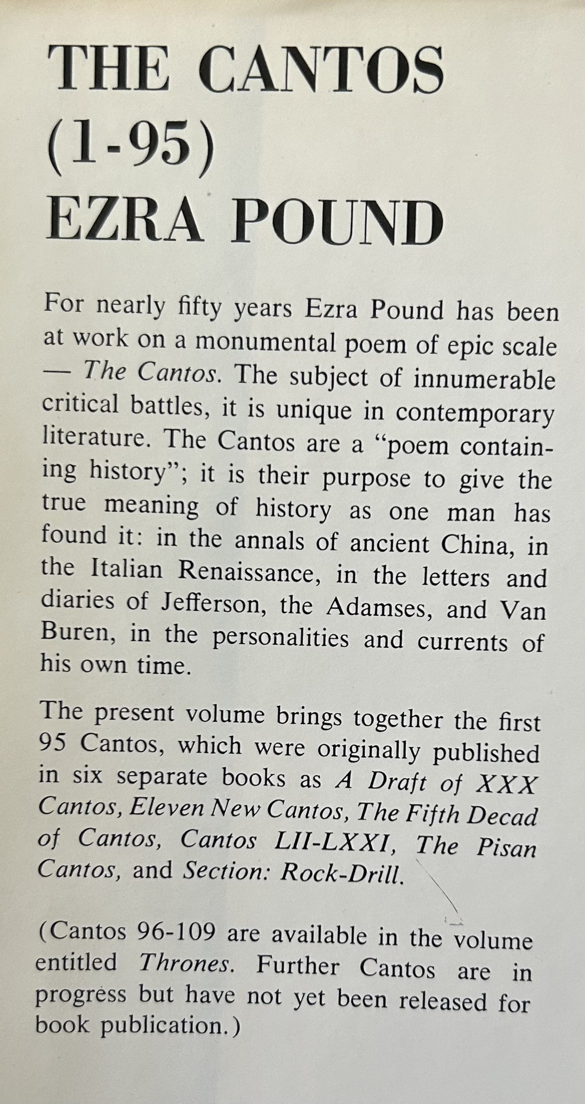 THE CANTOS (1-95)
