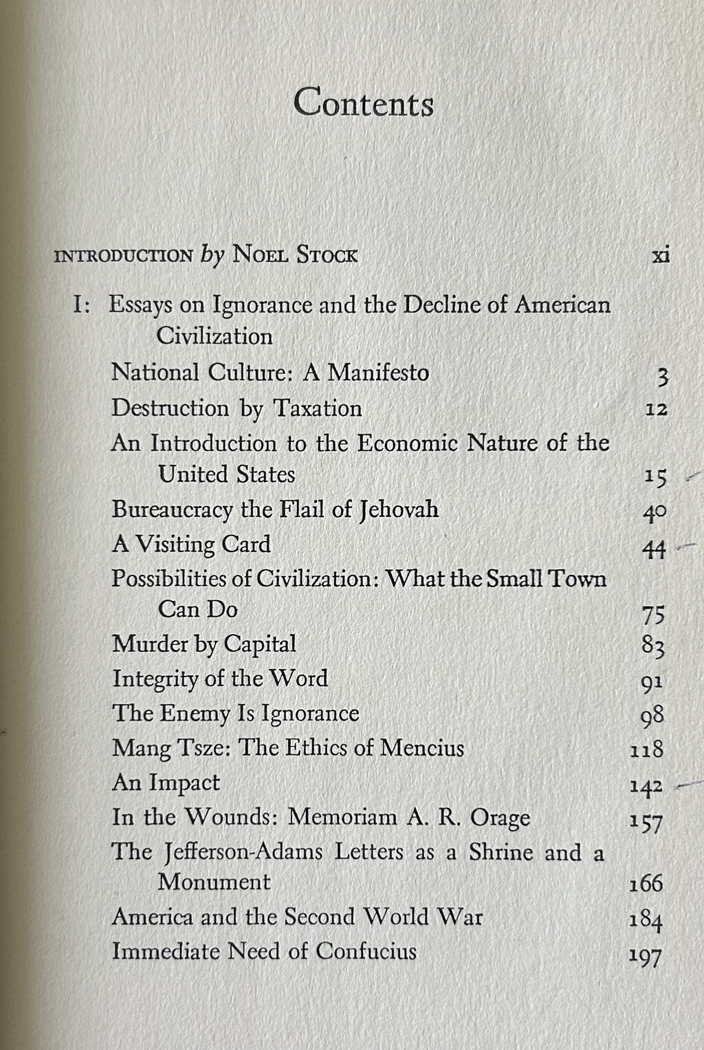 IMPACT: Essays on Ignorance and the Decline of American Civilization