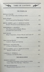 PAIDEUMA Vol 11, No.3, 1982 Journal Devoted to Ezra Pound Scholarship