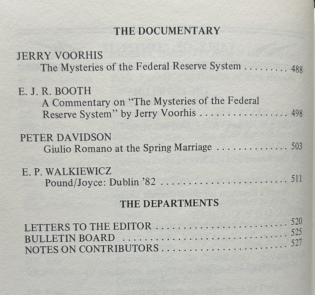 PAIDEUMA Vol 11, No.3, 1982 Journal Devoted to Ezra Pound Scholarship
