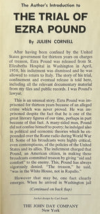 THE TRIAL OF EZRA POUND: Documented Account of the Treason Case