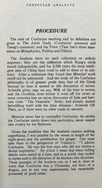 ANALECTS (on Confucius) trans. by Ezra Pound