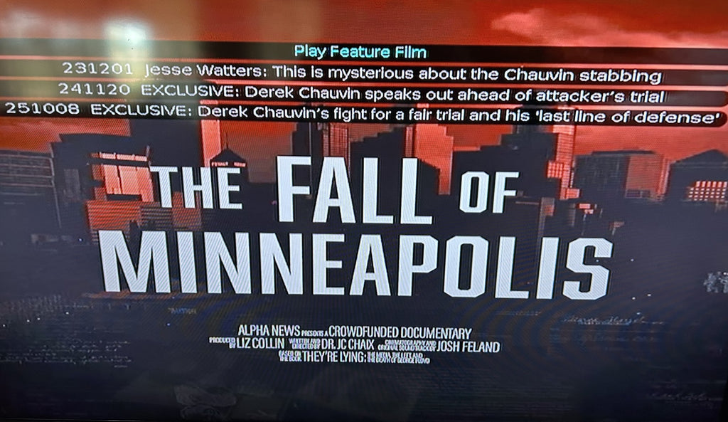 DVD  THE FALL OF MINNEAPOLIS