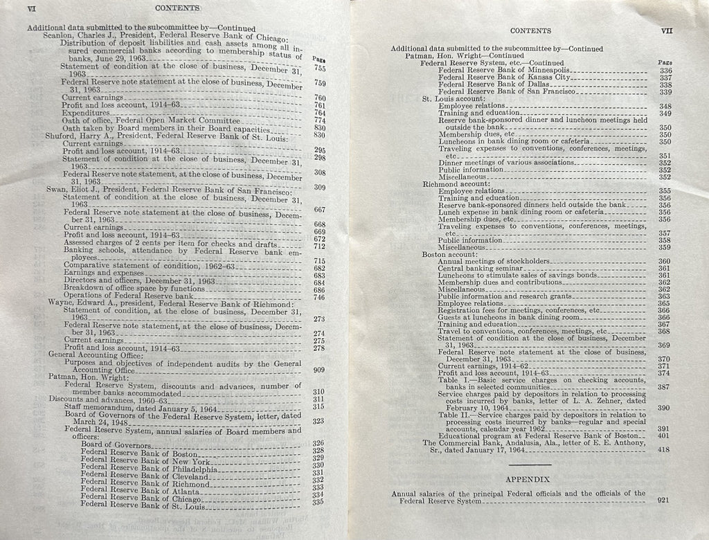 THE FEDERAL RESERVE SYSTEM AFTER FIFTY YEARS (Expanded version from Committee of Banking & Currency)