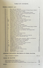 THE FEDERAL RESERVE ACT as amended through Oct 1, 1961