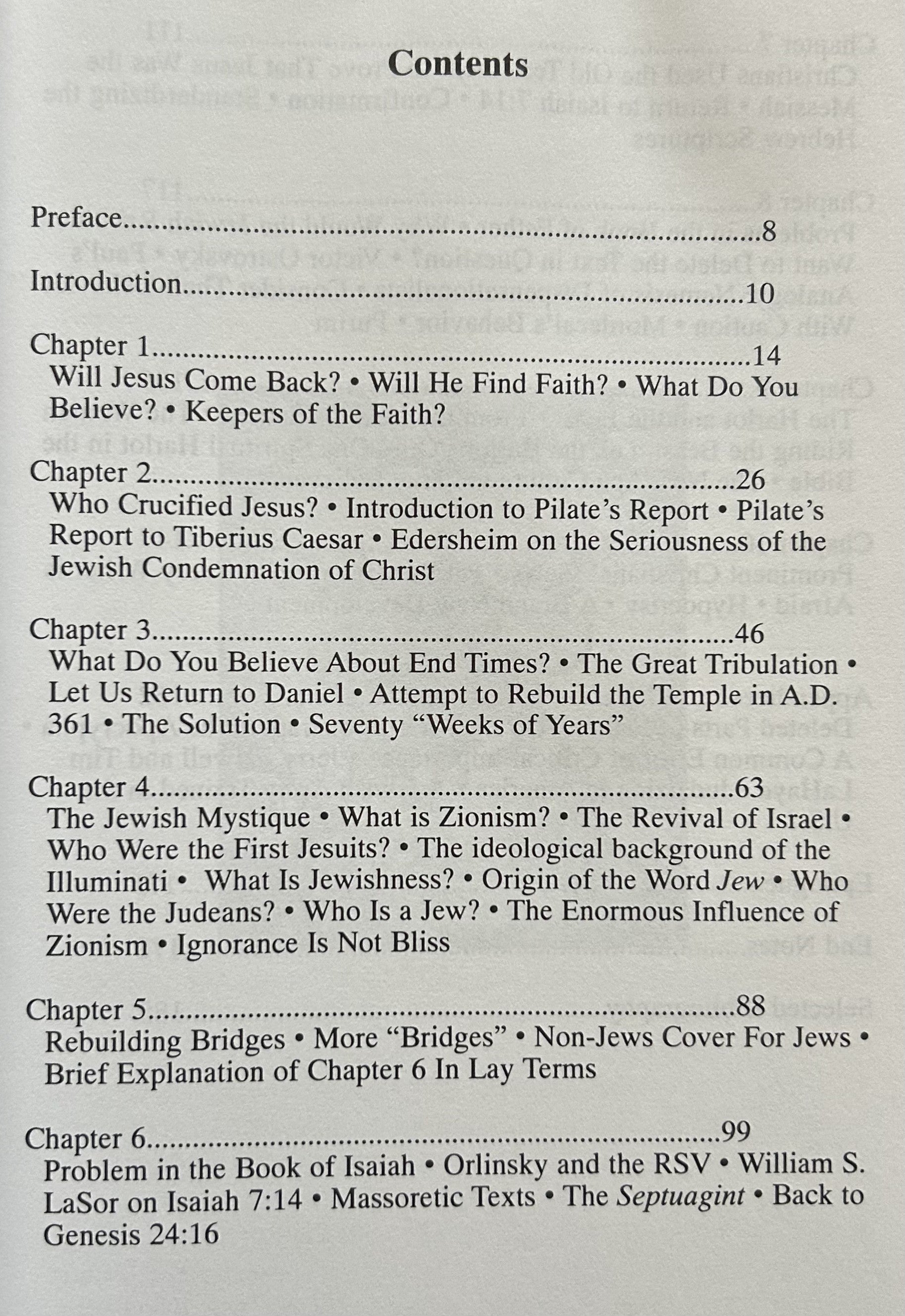 THE FINAL APOSTASY: Prelude to Anti-Christ & Myth of a Judeo-Christian Civilization