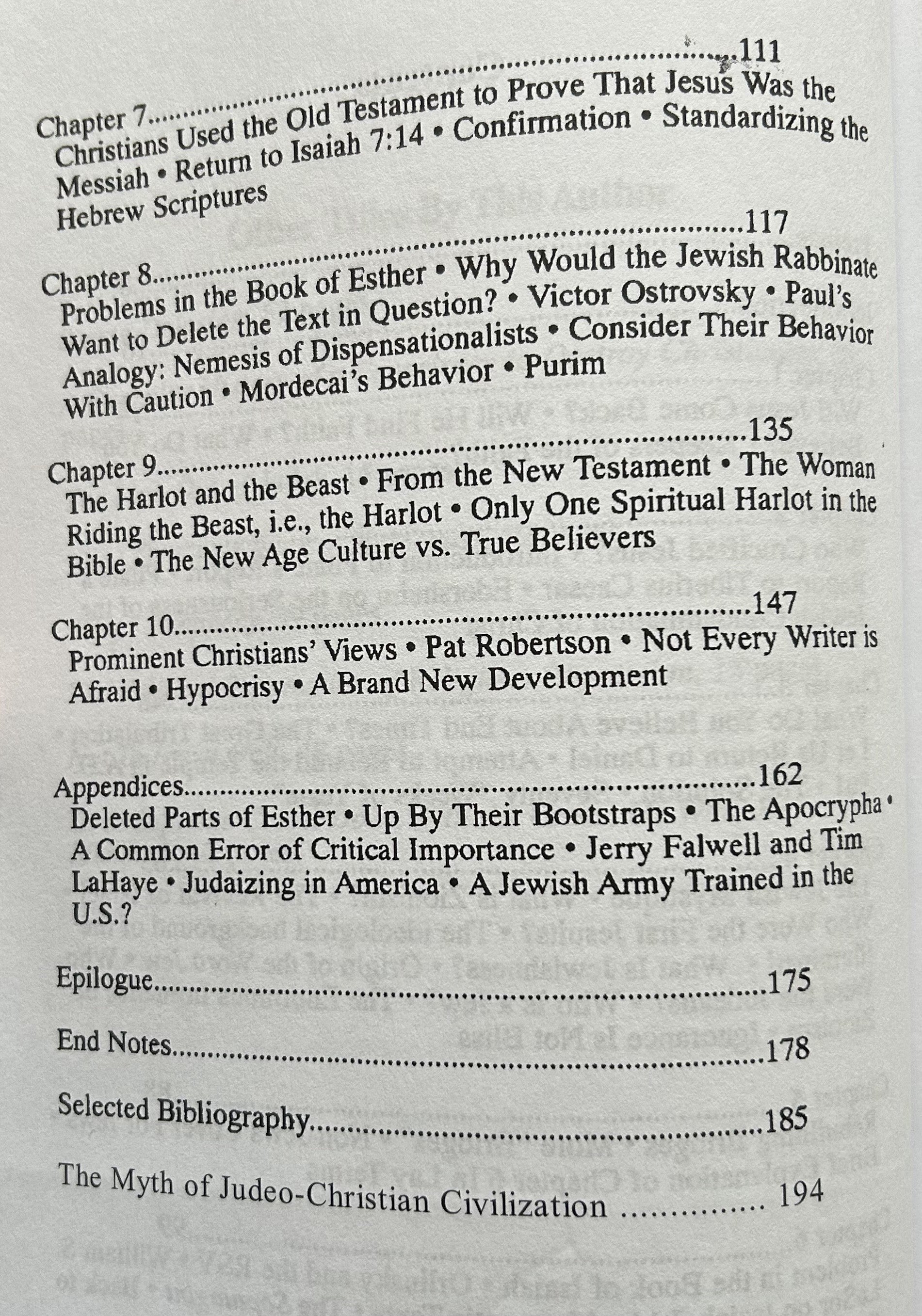 THE FINAL APOSTASY: Prelude to Anti-Christ & Myth of a Judeo-Christian Civilization