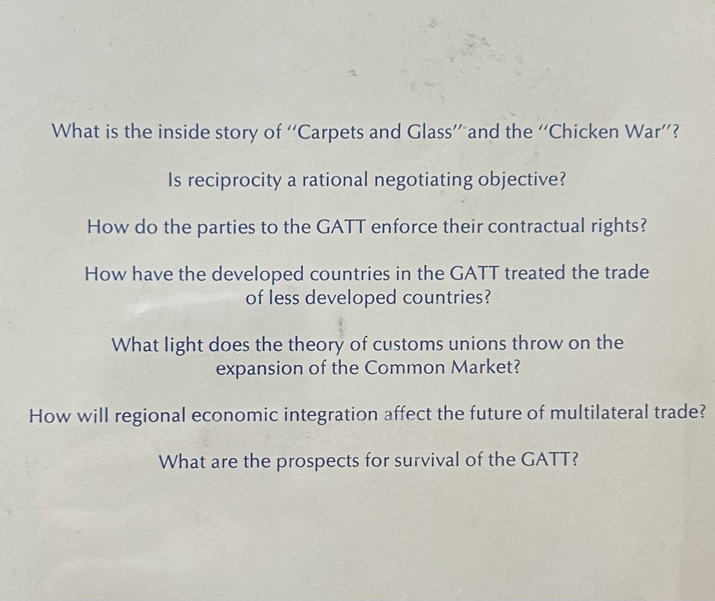 THE KENNEDY ROUND IN AMERICAN TRADE POLICY - The Twilight of the GATT?