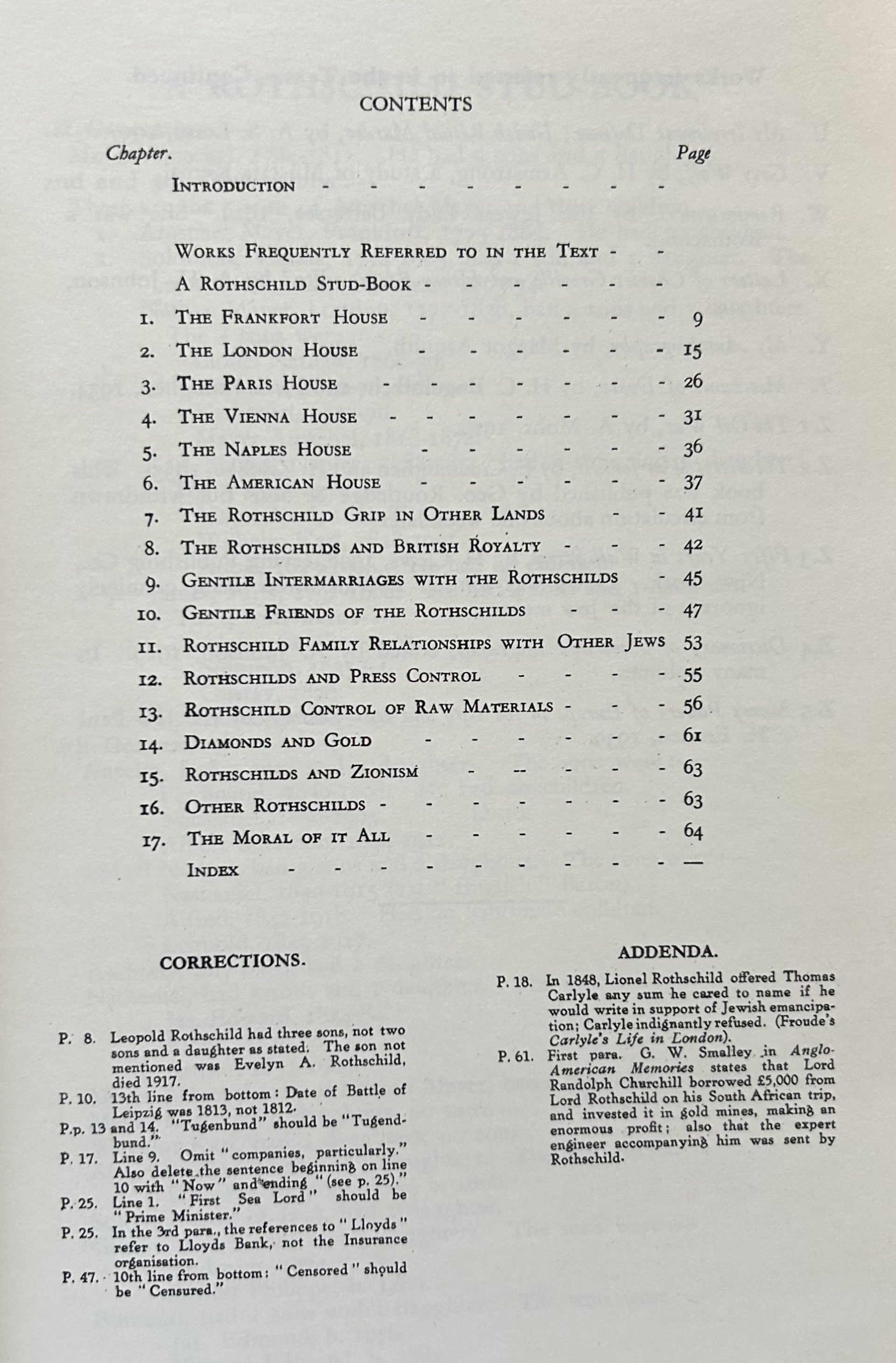 GENTILE FOLLY The Rothschilds