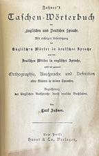 Zahner's German-English & English-German Dictionary