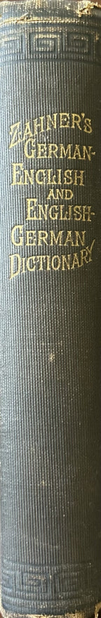 Zahner's German-English & English-German Dictionary