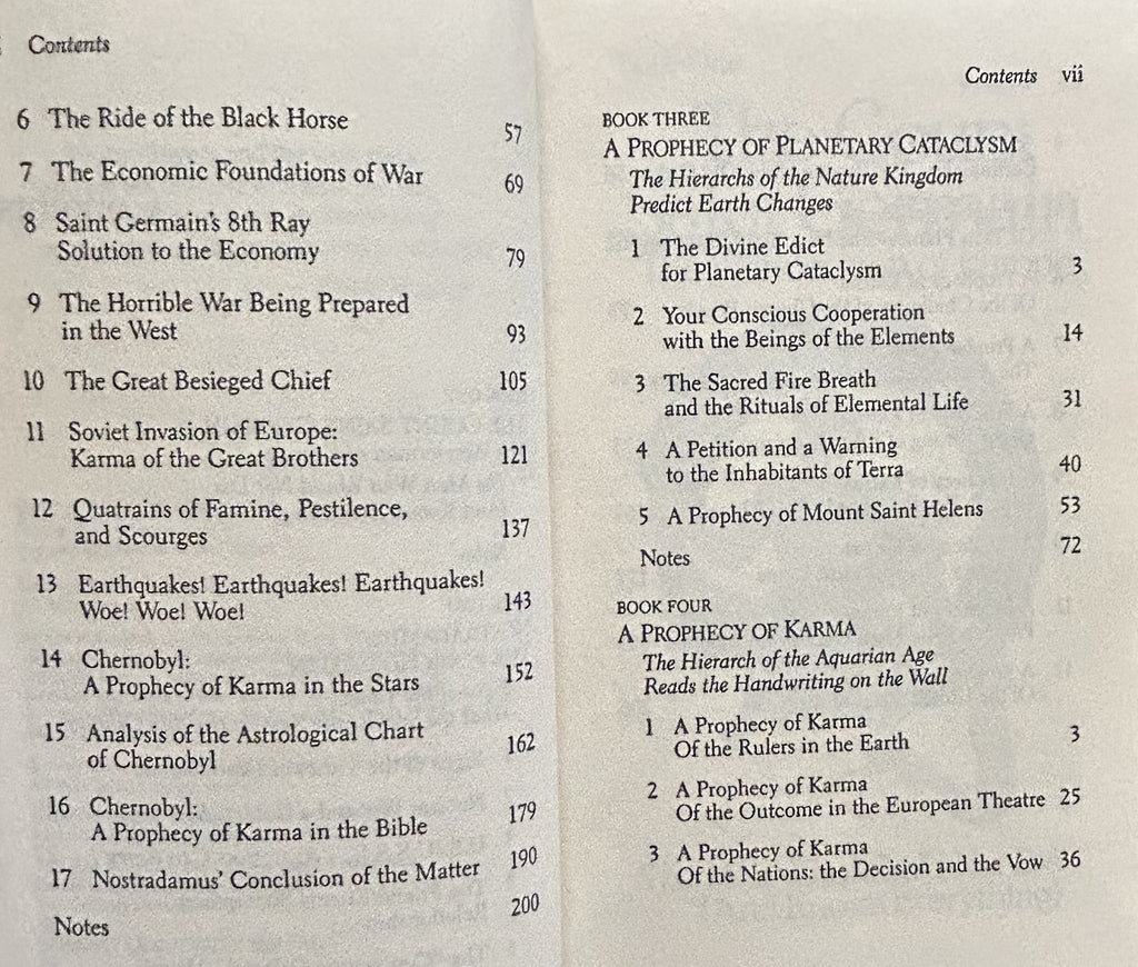 SAINT GERMAIN  ON PROPHECY Coming World Changes