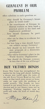 GERMANY IS OUR PROBLEM (The Morganthau Plan)