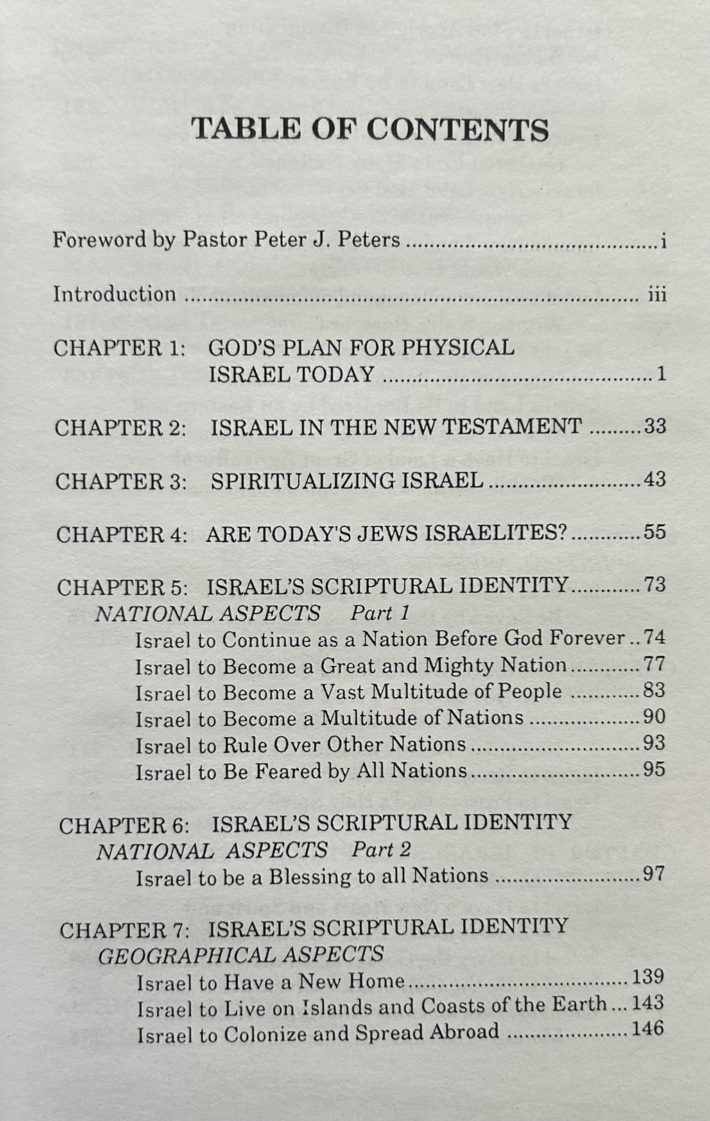 GOD'S COVENANT PEOPLE: Yesterday, Today and Tomorrow