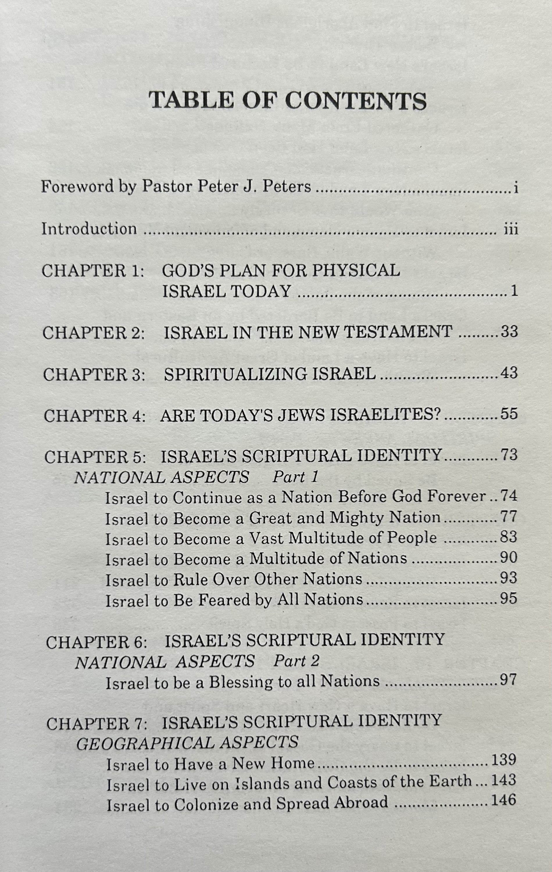 GOD'S COVENANT PEOPLE: Yesterday, Today and Tomorrow
