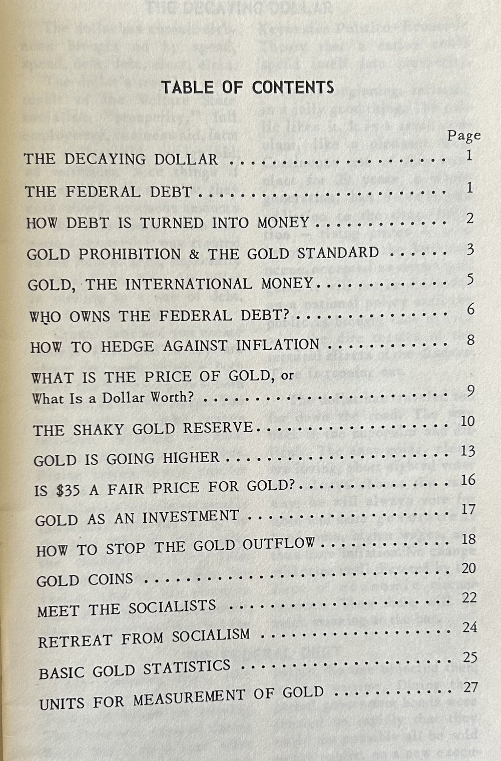 THE GOLD REPORT: Gold vs Dollars, Debts & Socialists