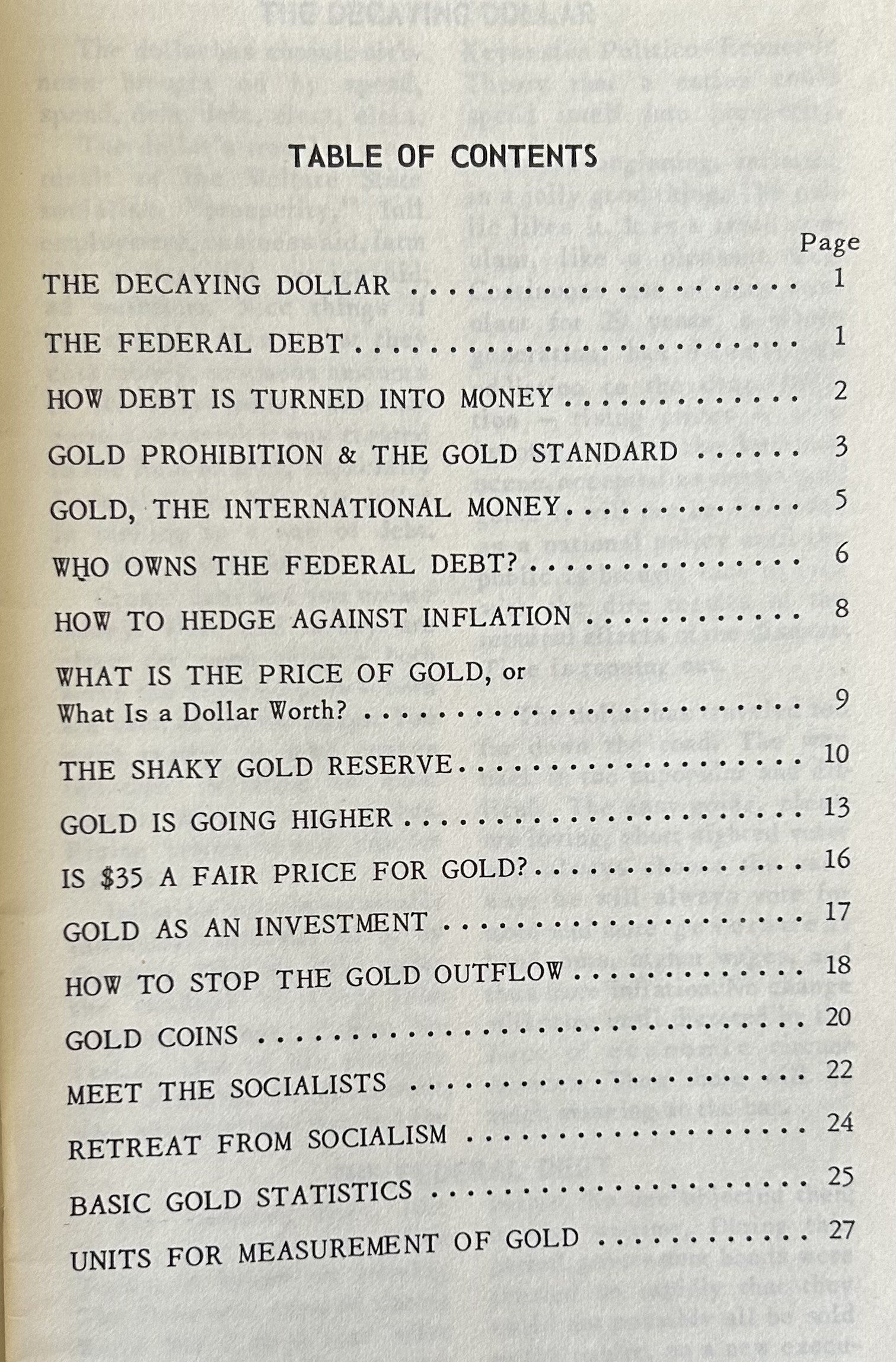 THE GOLD REPORT: Gold vs Dollars, Debts & Socialists