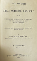 THE SEVENTH GREAT ORIENTAL MONARCHY (Persian Empire - 2 Vol Set)