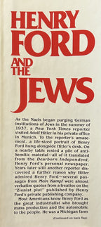 HENRY FORD AND THE JEWS