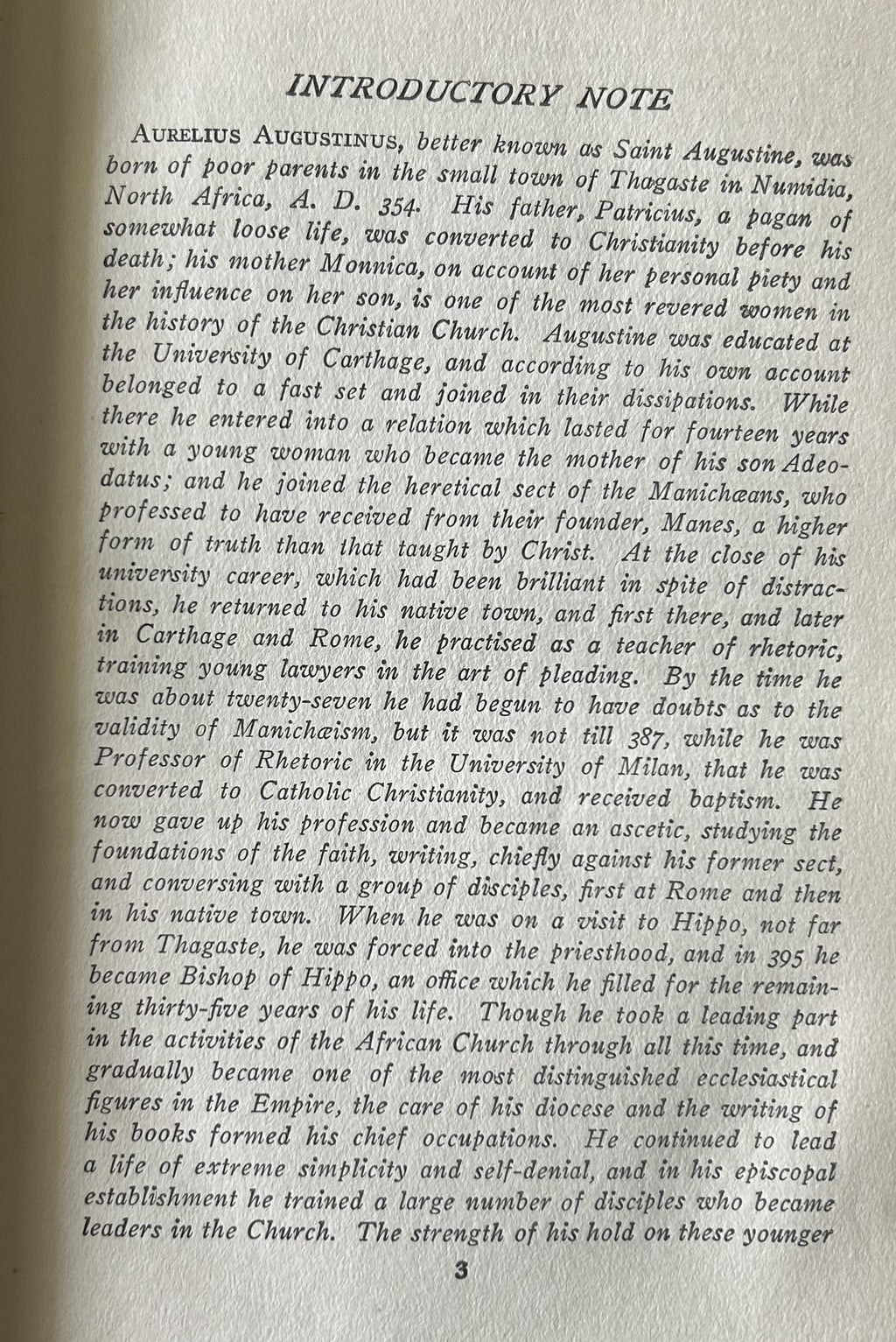 Harvard Classics 7: Confessions of St. Augustine & The Imitation of Christ