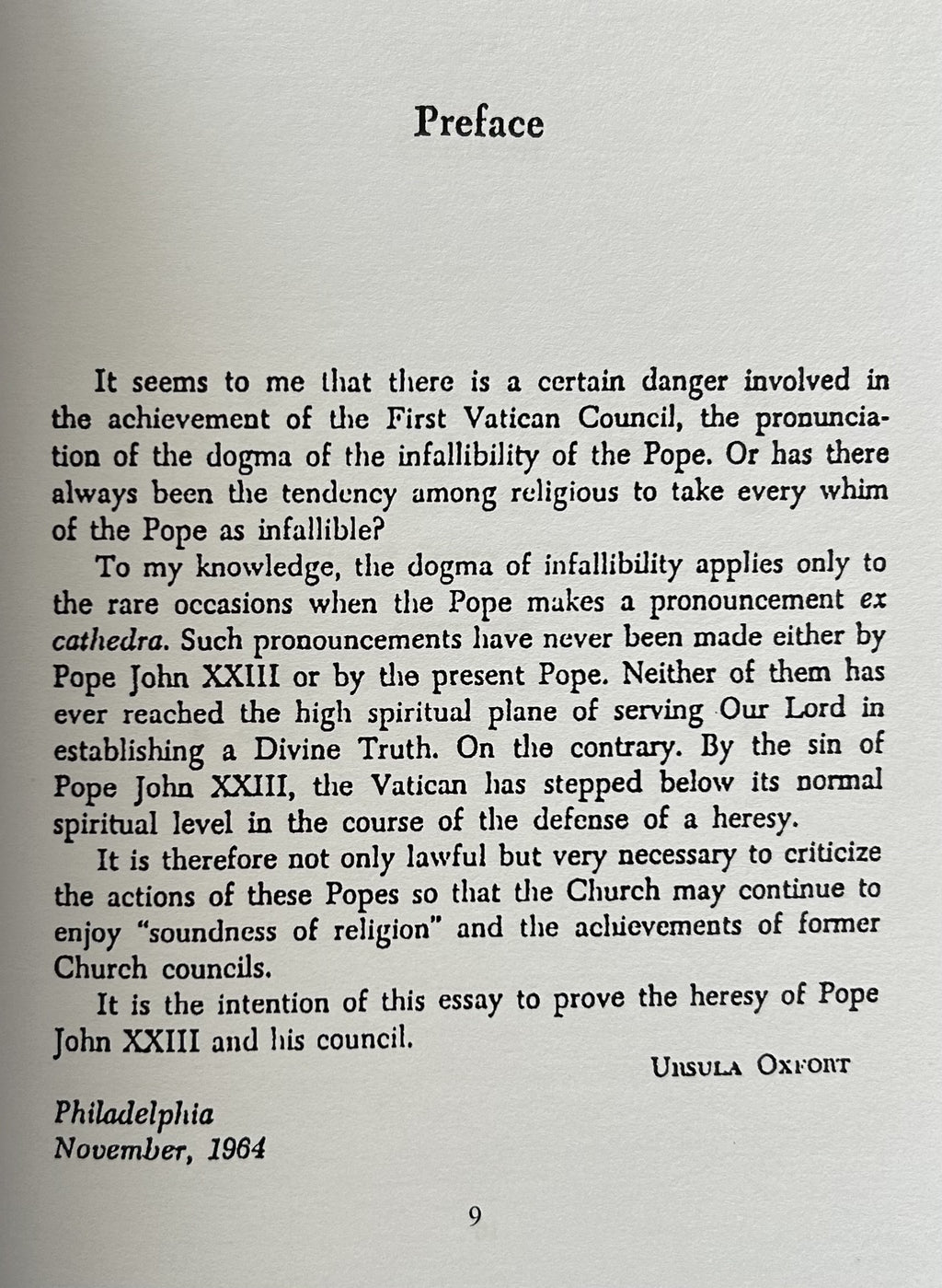 THE HERESY OF POPE JOHN XXIII