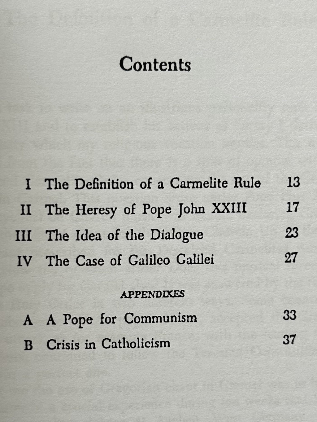 THE HERESY OF POPE JOHN XXIII